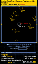 Click a target world to deploy your fleet there.